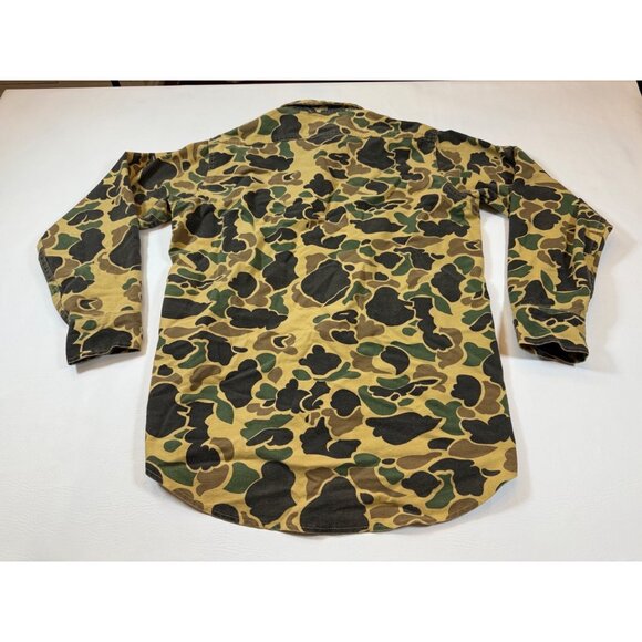 Vintage Deerskin Mens Camouflage Button-Up Long-Sleeve Hunting (HH83) - Picture 8 of 8